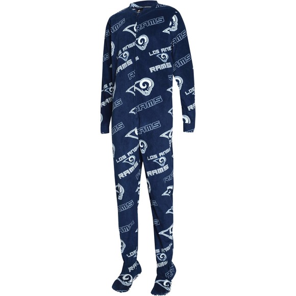 Los Angeles Rams NFL WINNER Men's Micro Fleece Union Suit Medium - Picture 1 of 3